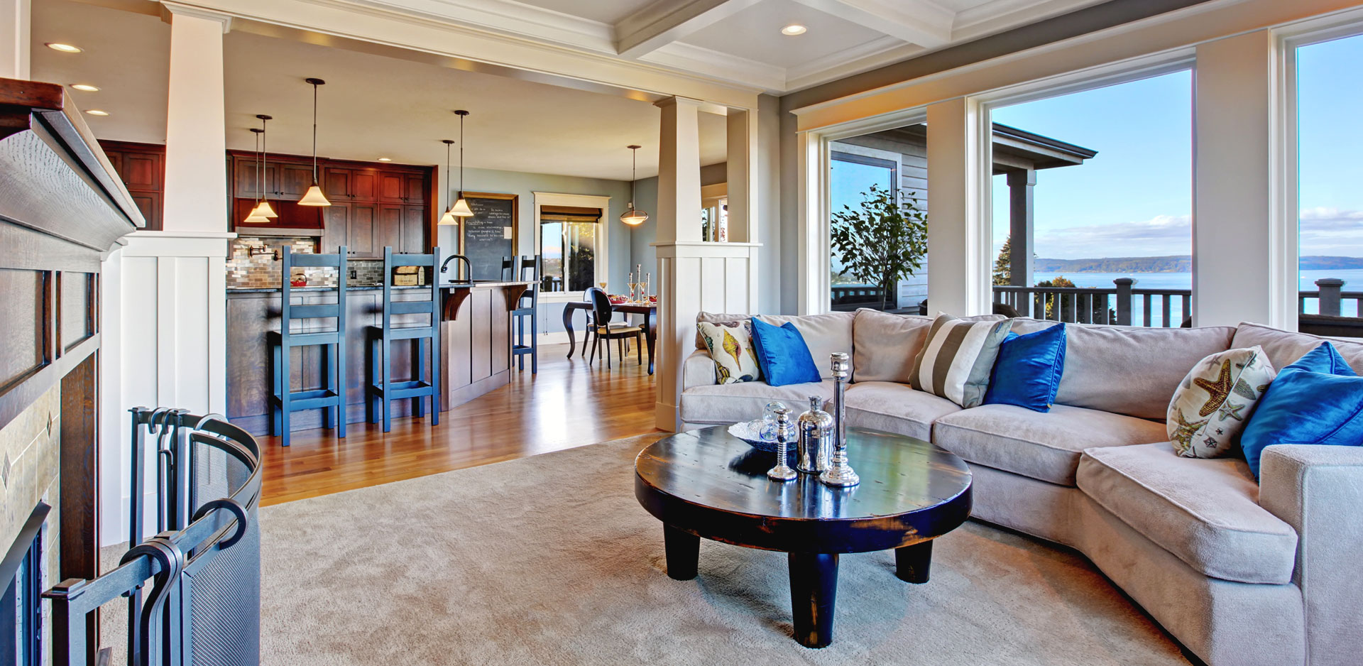 Beautiful family home overlooking the lake